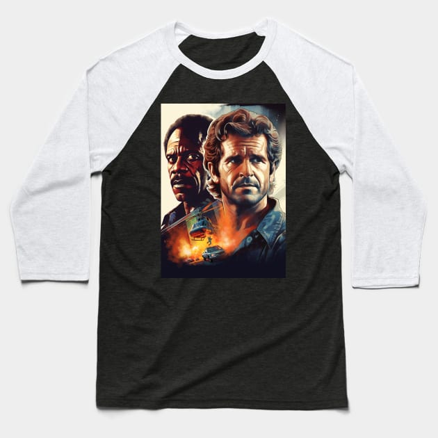 Lethal Weapon Baseball T-Shirt by theusher